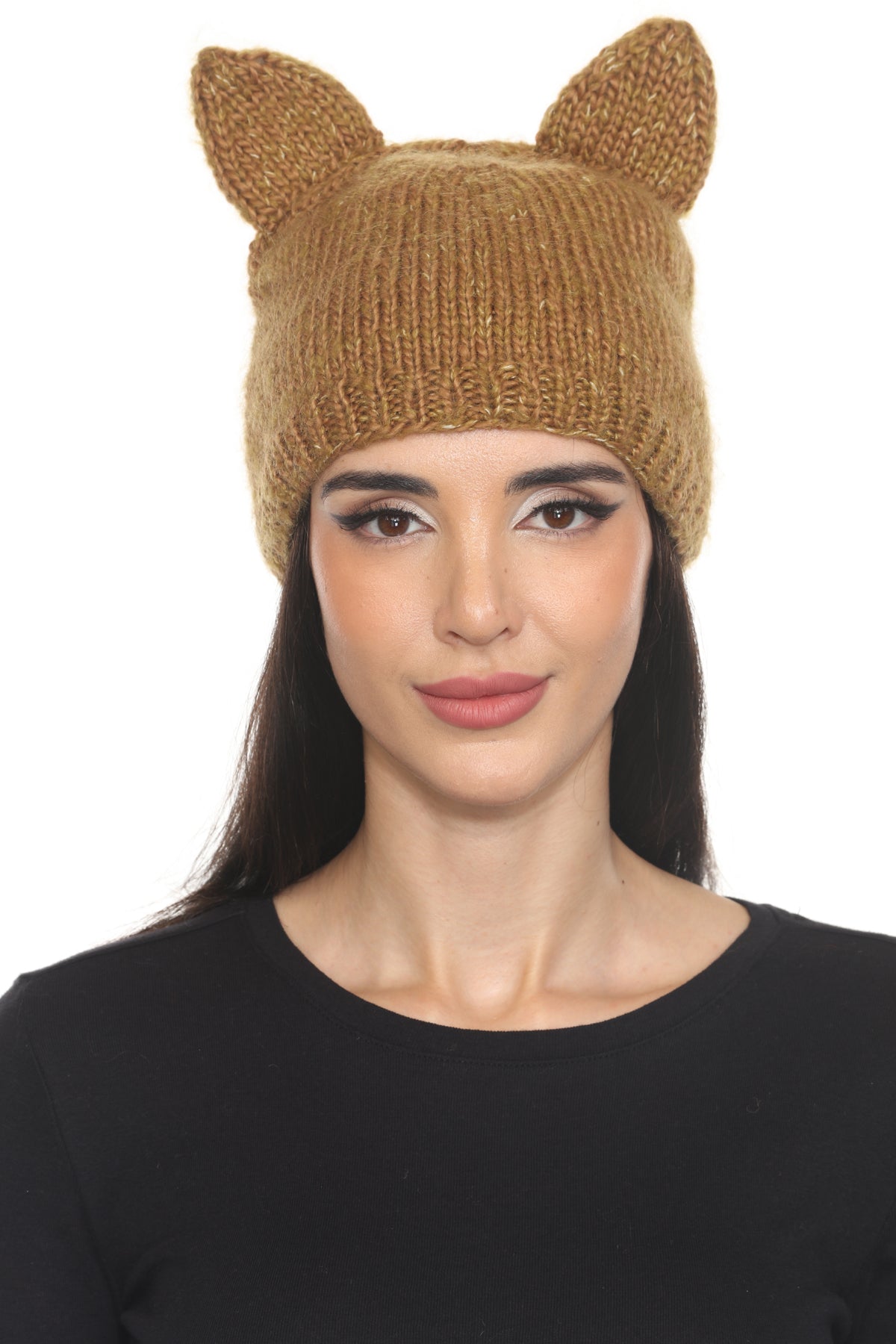 Kitty Faux Mohair Beanie