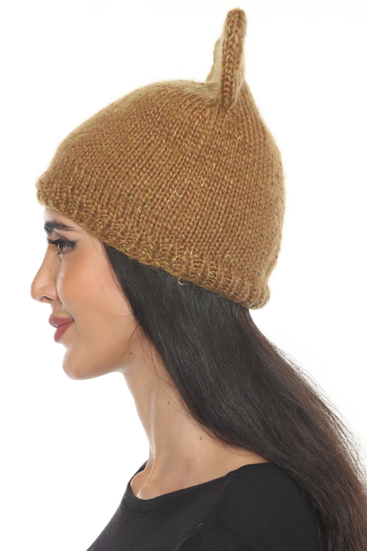 Kitty Faux Mohair Beanie