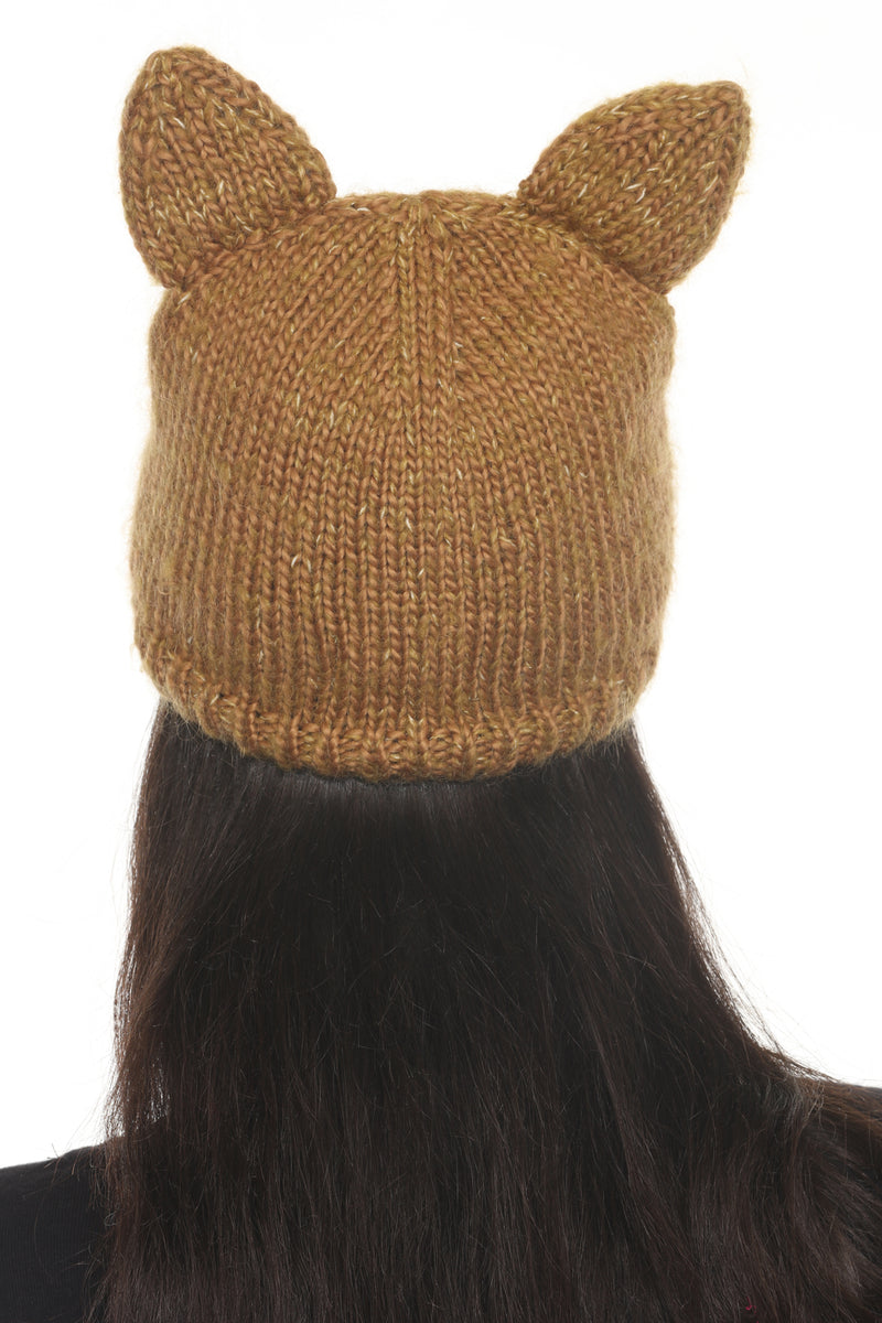 Kitty Faux Mohair Beanie