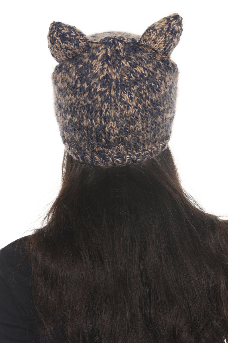 Kitty Faux Mohair Beanie