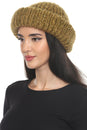 Load image into Gallery viewer, Rolled Faux Mohair Wol-Rib Beannie