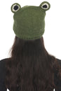 Load image into Gallery viewer, Wool FrogCharacter Green Beanie