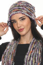 Load image into Gallery viewer, Multi Yarn Slouchy Beanie