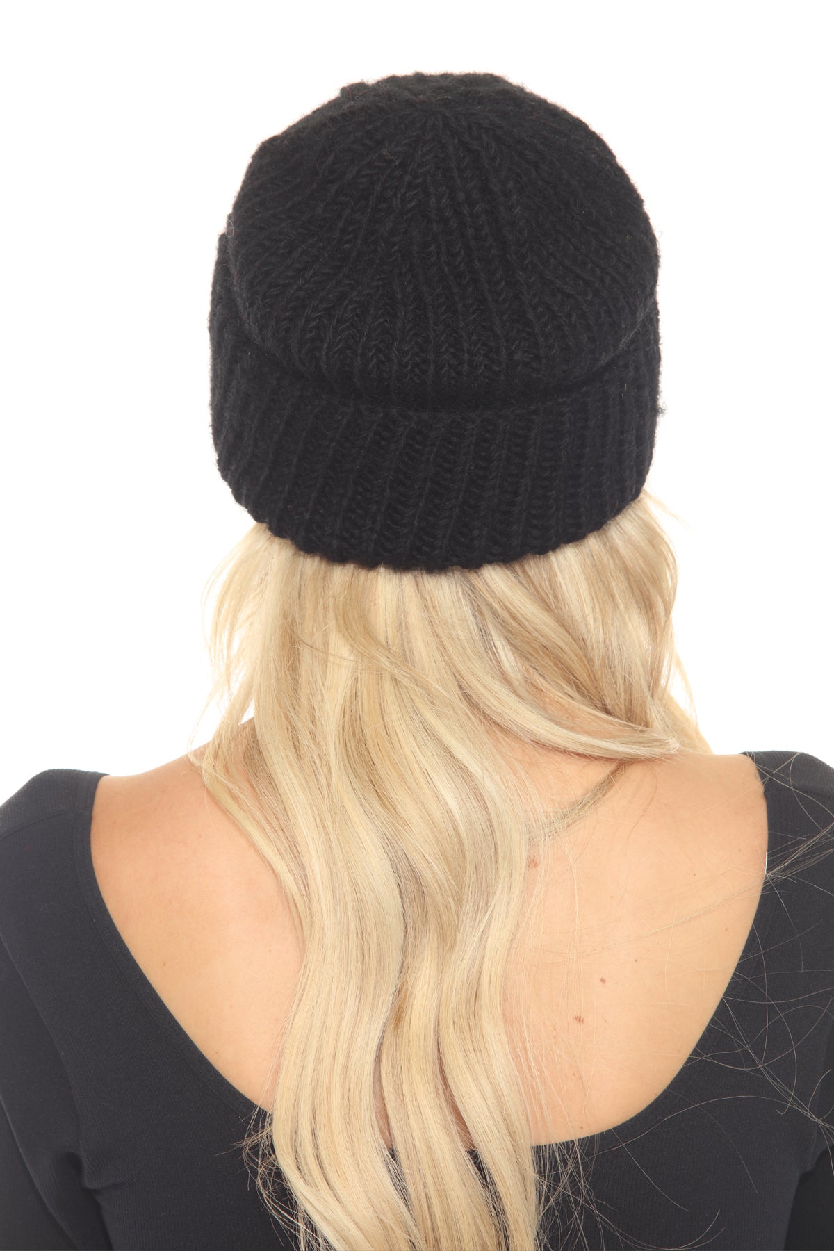Ribbed Fine Wool Fisherman Beanie