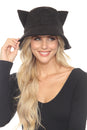 Load image into Gallery viewer, Kitty Ears Corduroy Bucket Hat