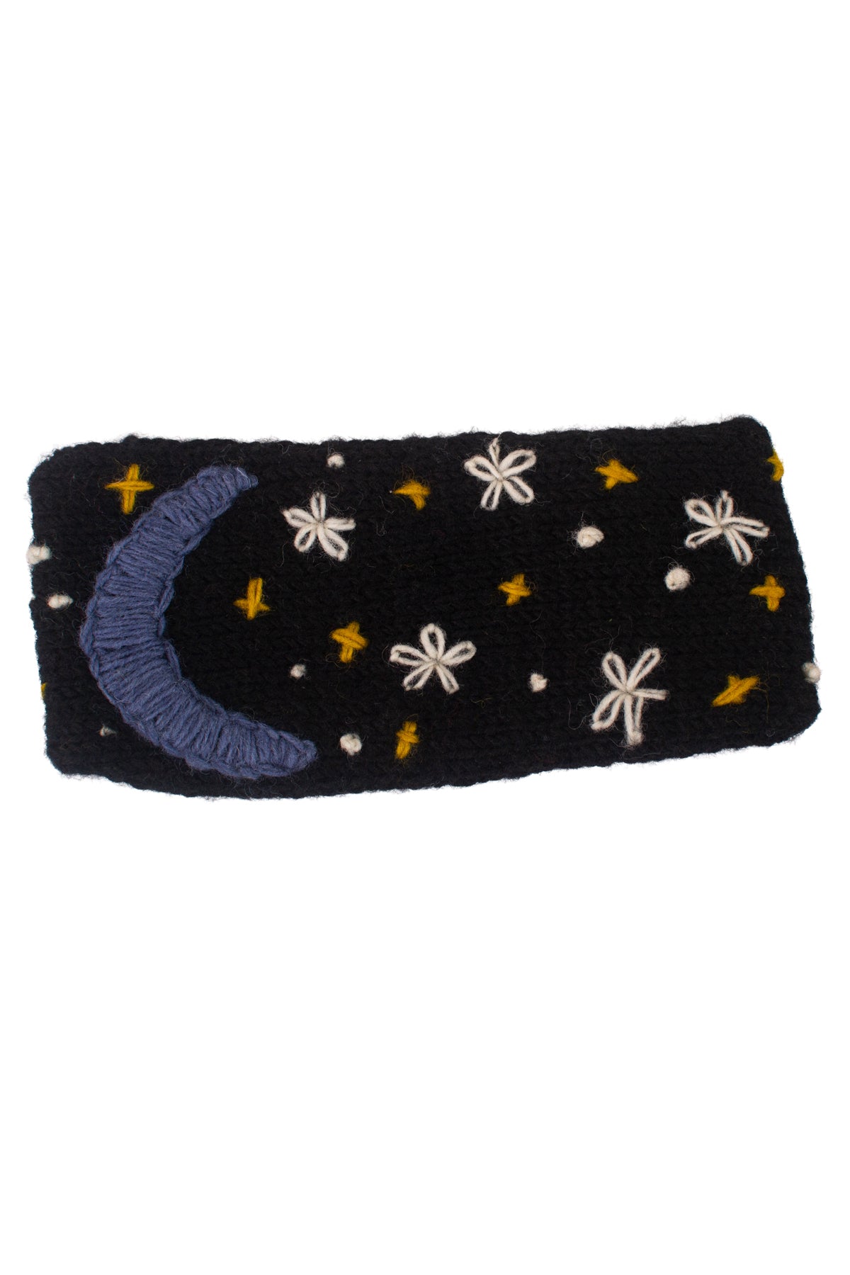 Wool Emb Boho Winter Headband