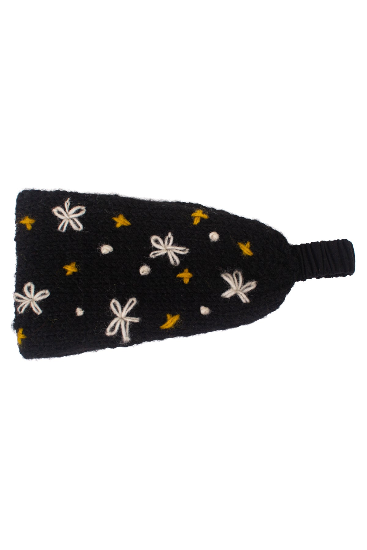 Wool Emb Boho Winter Headband