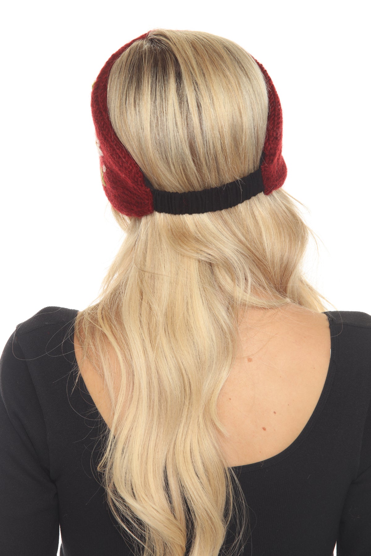 Wool Emb Boho Winter Headband