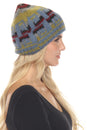 Load image into Gallery viewer, Handknit Waves Wool Beanie