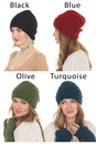 Load image into Gallery viewer, Cable Ribbed Wool Beanie
