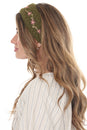 Load image into Gallery viewer, Ctn Cable Knit Emb Headband