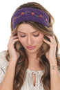 Load image into Gallery viewer, Ctn Cable Knit Emb Headband