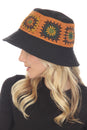 Load image into Gallery viewer, Crochet Applique Bucket Hat