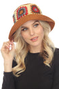 Load image into Gallery viewer, Crochet Applique Bucket Hat