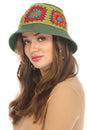 Load image into Gallery viewer, Crochet Applique Bucket Hat