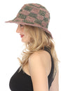 Load image into Gallery viewer, Checker Hemp Cotton Crochet Sun Hat