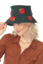 Load image into Gallery viewer, Cotton Crochet Applique Bucket Hat