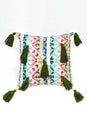Load image into Gallery viewer, Rainbow Geo Print Tassel Throw Pillow