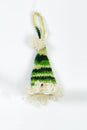 Load image into Gallery viewer, Hand Knit Tiedye Santa Hat Ornament