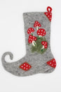 Load image into Gallery viewer, Felt Mushroom Stockings
