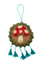 Load image into Gallery viewer, Embroidered Medallion Felt Charms 6pcs/Pkt