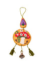 Load image into Gallery viewer, Floral Felt Bell Charm 6pcs/Pkt