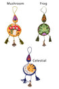 Load image into Gallery viewer, Floral Felt Bell Charm 6pcs/Pkt