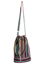 Load image into Gallery viewer, Cotton canvas bohemian hippie bucket bag-Brown-One size