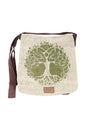 Load image into Gallery viewer, Natural Hemp-Cotton Eco Mandala hippie boho Cross body Messenger Bag sling Bag