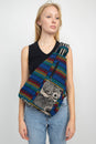 Load image into Gallery viewer, Multi Stripe Crossbody Sling Backpack