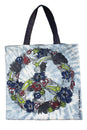 Load image into Gallery viewer, Floral Peace Sign Tote Bag