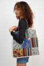 Load image into Gallery viewer, Upcycle Patch Tote Bag