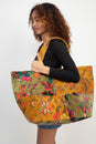Load image into Gallery viewer, Quilted Velvet Patchwork Weekender