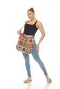 Load image into Gallery viewer, Thick Yarn Granny Square Crossbody Bag