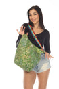 Load image into Gallery viewer, Tie Dye Succulent CrossBody Hobo Bag