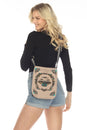 Load image into Gallery viewer, Moth Boho Shoulder Bag