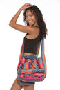 Load image into Gallery viewer, Jacquard Cargo Pocket Crossbody Tote