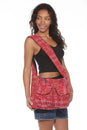 Load image into Gallery viewer, Jacquard Cargo Pocket Crossbody Tote