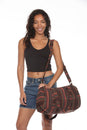 Load image into Gallery viewer, Blanket Stripe Duffel Overnight Bag