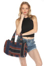 Load image into Gallery viewer, Blanket Stripe Duffel Overnight Bag