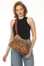 Load image into Gallery viewer, Cottage Garden Cat Canvas purse