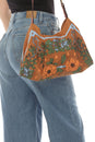 Load image into Gallery viewer, Cottage Garden Cat Canvas purse