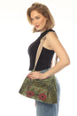 Load image into Gallery viewer, Cottage Garden Cat Canvas purse