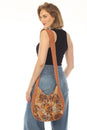 Load image into Gallery viewer, Paisley Cats Crossbody Bag