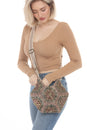 Load image into Gallery viewer, Hemp Cotton Hexagon Purse