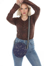 Load image into Gallery viewer, Celestial Print Round Bag