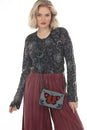 Load image into Gallery viewer, Felt Butterfly Mini Shoulder Bag
