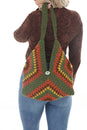 Load image into Gallery viewer, Granny Crochet Hobo Bag
