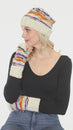 Load and play video in Gallery viewer, Vibrations Striped Slouchy Beanie