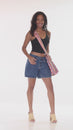 Load and play video in Gallery viewer, Jacquard Cargo Pocket Crossbody Tote